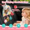Koty Car Seat Toy - Kick and Play Activity Center with Mirror,Teether and Crinkle, Fun Travel Baby Toy for Rear Car Seat, Easier Drive with Newborns, Babies, Hanging Toys for Infants 0-6-12-18 Months view 2
