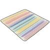 Kigai Watercolor Stripes Baby Play Mat for Floor 50'' x 50'' Soft & Anti- Slip Crawling Mat Playpen Mat Waterproof Foldable Playmat for Infants, Babies, Toddlers view 2