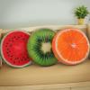 4 Fruit-Themed Plush Cushions for Children, Featuring Watermelon, Kiwi, Orange, Lemon, Great for Play Spaces view 4