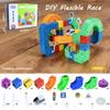 Electric Train Set Gravity-Defying Train 3D for Kids 4-8,81 PCS Car Track for ToddlersBuilding Rail Electric Train 3D Embedded Layouts & Motorized Car,Stem Learning Value view 2