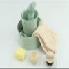 LLTCMAOYI Montessori Hand Washing Work Set, Early Childhood Hand Washing Activity Accessories,Green view 3