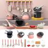 28 Pcs Kids Kitchen Playset with Pots Pans Utensils Cookware, Play Kitchen for Toddlers, Kids Cooking Sets, Play Kitchens Accessories, Toddler, Suitable for Little Girls or Boys. view 1