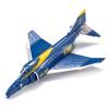 1/144 Scale United States Navy Mcdonnell Douglas F-4 Phantom II Fighter Model Alloy Model Diecast Plane Toy for Collection view 2