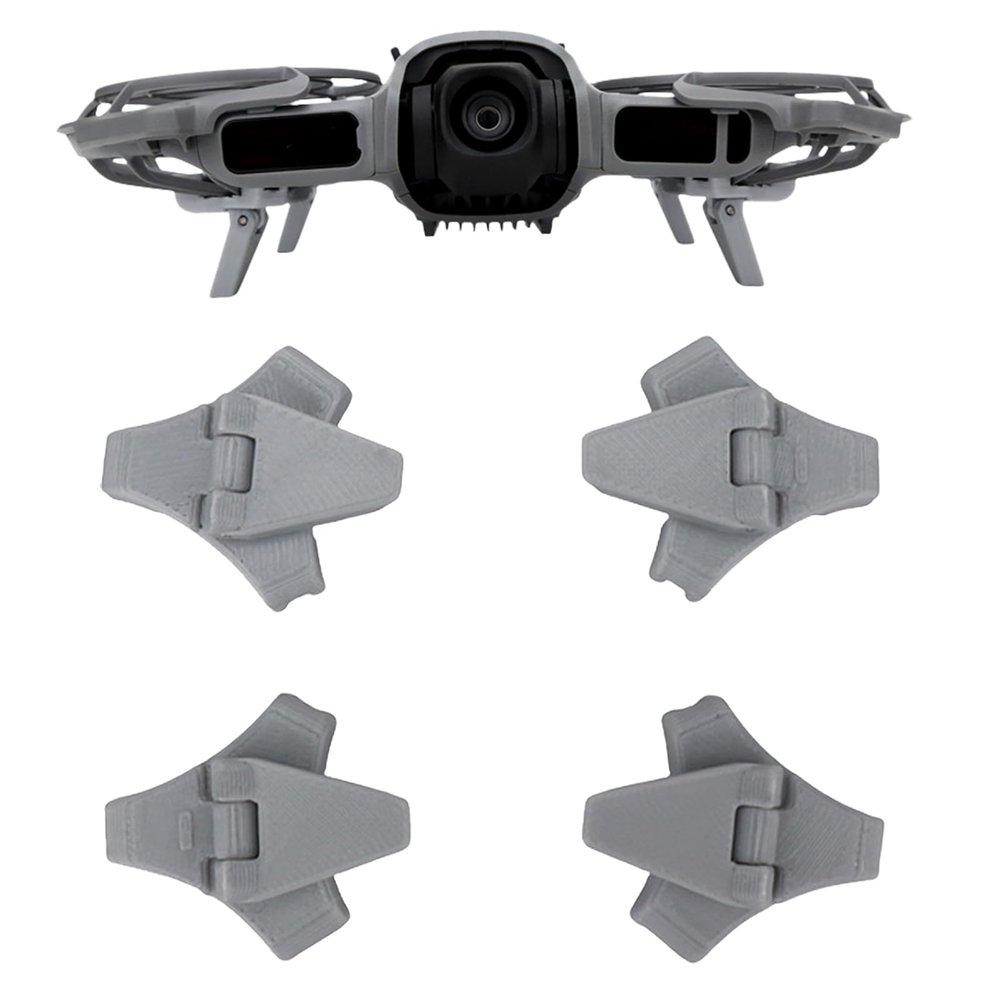 Landing Gear for DJI NEO 2 Drone, Lightweight Durable Plastic Portable Folding Stand,Anti-Scratch Protector Bracket for DJI Neo 2, Drone Accessories (Grey)
