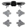 Landing Gear for DJI NEO 2 Drone, Lightweight Durable Plastic Portable Folding Stand,Anti-Scratch Protector Bracket for DJI Neo 2, Drone Accessories (Grey) view 1