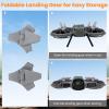Landing Gear for DJI NEO 2 Drone, Lightweight Durable Plastic Portable Folding Stand,Anti-Scratch Protector Bracket for DJI Neo 2, Drone Accessories (Grey) view 4