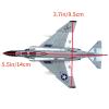 1/144 Scale United States Navy Mcdonnell Douglas F-4 Phantom II Fighter Model Alloy Model Diecast Plane Toy for Collection, White view 2
