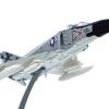1/144 Scale United States Navy Mcdonnell Douglas F-4 Phantom II Fighter Model Alloy Model Diecast Plane Toy for Collection, White view 3