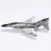 1/144 Scale United States Navy Mcdonnell Douglas F-4 Phantom II Fighter Model Alloy Model Diecast Plane Toy for Collection, White view 4