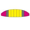 1.5m RC Paraglider Wing Single-Layer New Type Umbrella Coat for Adult Stunning Aerobatic Flights Paragliding Canopy(NO.9) view 1