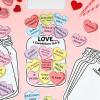 12 Sets Valentine's Day Craft Kits Religious Paper Craft Make Your Own DIY Love Heart Candy Jar Decorations Valentine Christian DIY Card for Sunday School Church Classroom Activities Party Favor view 4
