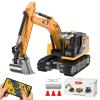 DAOGU Remote Control mini Excavator,1:64 RC Alloy Construction Vehicle Toys, STEM Tools for Learning Programming for Boys 3 4 5 6 7 8-12 Year Old Kids Christmas Birthday Gift (mini Excavator) view 1