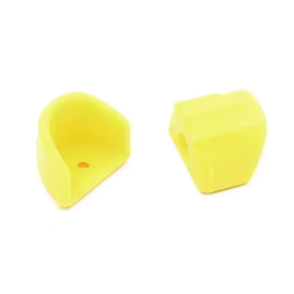 Rc Components For Traxxas For HSP For HPI 1:8 1:10 RC Car Parts 2PCS Shock Absorber Hydraulic Frame Protection Protection Cover Shock Absorption Cap(Yellow)