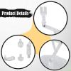 Anime Figure Display Stand, Flexible Portable Collectible Figurine Storage Case for RG Hg Model for Cabinet Home, Clear view 4