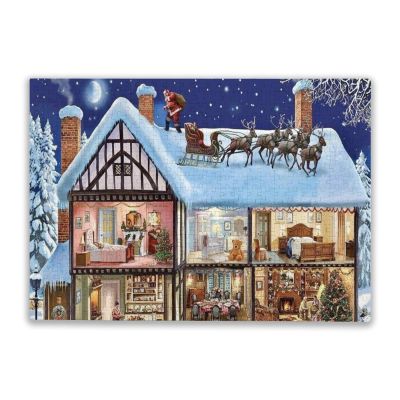 1000 Pcs Christmas Puzzles Jigsaw Puzzle for Adults Wooden Puzzles for Game Nights Christmas