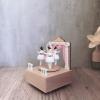 Wooden Ballet Girl Music Box, Personalized Wooden Musical Toy, Valentine's Gift for Couple, Rotating Wind-Up Decor, Collectible Mechanical Musical Box, Timeless Gift view 4