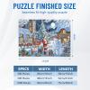 1000 Pcs Christmas Puzzles Jigsaw Puzzle for Adults Wooden Puzzles for Game Nights Christmas view 2