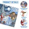 1000 Pcs Christmas Puzzles Jigsaw Puzzle for Adults Wooden Puzzles for Game Nights Christmas view 4