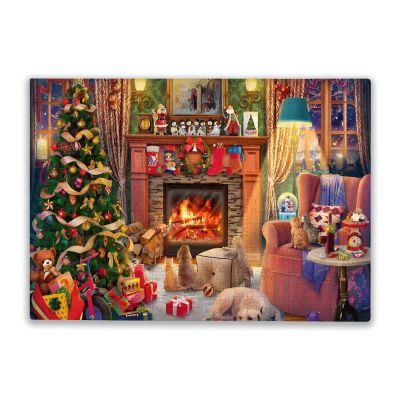 1000 Pcs Christmas Puzzles Jigsaw Puzzle for Adults Wooden Puzzles for Game Nights Christmas