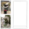 105x62x200cm Wedding Arch Square Balloon Flower Frame Garden Background Stand Decoration for Party Birthday Events for Wedding Ceremony view 3