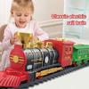 Christmas Tree Train, Christmas Train Sets for Around The Tree, Xtmas Electric Train Toys for 3 4 5 6 7 8 Year Old Kids (Without Music Light) view 2