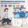 BlueWood Wooden Wall Busy Board Panels, Toddler Learning Activity Center, Montessori Philosophy Sensory, Educational Toys, Conducive to All-Round Development - Ship view 4