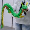 BANPIWOLG 47.5inch Large 3D Printed Dragon,Flexible Joint Animal lacertid Figurines, Home Office Decor,Fidget Toy for Adults Teens Festival Gifts,Easter Basket Stuffers,Executive Desk Toy (Green) view 1