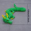 BANPIWOLG 47.5inch Large 3D Printed Dragon,Flexible Joint Animal lacertid Figurines, Home Office Decor,Fidget Toy for Adults Teens Festival Gifts,Easter Basket Stuffers,Executive Desk Toy (Green) view 2