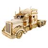 3D Wooden Puzzle - Heavy-Duty Truck Kit, Classic Vintage Truck Model with Movable Cabin Doors, Desk Display & STEM Build Kit for Adults & Hobbyists, Easy to Assemble (286PCS+) view 2