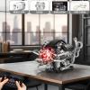 AoreSpty Build Your Own RC V8 Engine Model Kit | 770+ Pieces STEM Set | Realistic Pistons, LEDs, Smoke Effects | App & Remote Control view 4
