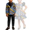 CPFZUO Children Girls Boy African Dress Ankara Sister Outfits or Dashiki Brother Suits 2 Piece Set v73 Boy Retro Medium view 1