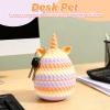 Flavery 3D Printed Unicorn Dragon Egg - Unicorn Egg Toys for Boys & Girls, 3D Printing Gift Toy, Desk Executive Pet, Birthday,Christmas, Easter Basket Stuffers Gift - Matte Twilight view 4