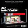 1/64 Gas Station Playset Miniature Diorama Scene for Adults Automotive Culture Display (Cars & Figures Not Included) (29.7 x 20 x 13.5cm) view 2