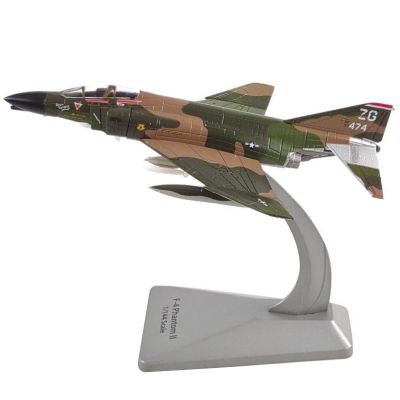 1/144 Scale USAF Mcdonnell Douglas F-4 Phantom II Fighter Model Alloy Model Diecast Plane Toy for Collection