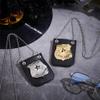 UNICRAFTALE 2Pcs 2 Colors America Police Badge Platinum & Gold Detective Badge with 38.2 Inch Chain & Belt Clip Halloween Costume Badges Role Play Badges for Themed Parties Cosplay 3.82x2.8 Inches view 2