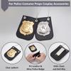 UNICRAFTALE 2Pcs 2 Colors America Police Badge Platinum & Gold Detective Badge with 38.2 Inch Chain & Belt Clip Halloween Costume Badges Role Play Badges for Themed Parties Cosplay 3.82x2.8 Inches view 4