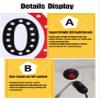 24" Solar-Powered LED Speed Limit Sign - Flashing Traffic Sign for 20/30/40/50/60/80 MPH - Durable Road Safety Indicator for Highways and Streets view 3