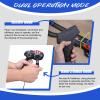 Slot Car Race Track Sets, 4-Lane Race Car Track, Remote Control Track Car with 2 Controller, High Speed Racing Game with Real Engine Sounds, Best Gifts Toys for Boys Girls (Black) view 3