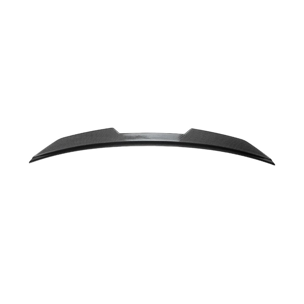 Car PSM Style Rear Spoiler Trunk Wing Lip Splitter Tail Lid Flap Decklid Trim Compatible for Audi A5 8T Coupe 2007-2016 2 Door(Carbon Fiber Surface)