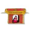 HALDI MEHENDI SHAADI Handmade Mini Bamboo Doli for Rukhwat, Golu Dolls & Marathi Wedding | Traditional Rukhwat Sajawat Ghar | Rukhwat Decorations Items for Marathi Wedding (Doli) view 1