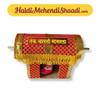 HALDI MEHENDI SHAADI Handmade Mini Bamboo Doli for Rukhwat, Golu Dolls & Marathi Wedding | Traditional Rukhwat Sajawat Ghar | Rukhwat Decorations Items for Marathi Wedding (Doli) view 2