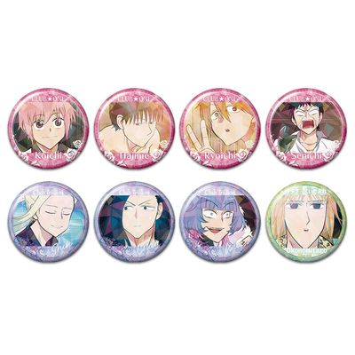 Eburdei Host Anime Trading Hologram Tin Badges Box of 8