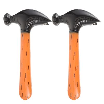 SEWACC 2pcs Inflatable Hammer Toy, PVC Blow Up Hammer, Party Prop for Birthday