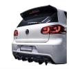 Auto Part Rear Roof Spoiler Lip Wing Compatible for Volkswagen VW Golf 6 MK6 VI GTI R20 2010-2013 ABS Plastic(Glossy Black) view 1