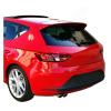 ABS Painted Rear Roof Spoiler Compatible for Seat Leon 5F FR MK3 2012-2020 Car Tail Wing for Decoratio(Red) view 4