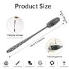 11" Water Bottle Cleaner Brush, Flexible 360 Silicone Bottle Brush with Long Handle Scratch-Resistant Dishwasher Safe for Small Narrow Neck Containers view 2