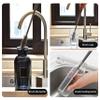 11" Water Bottle Cleaner Brush, Flexible 360 Silicone Bottle Brush with Long Handle Scratch-Resistant Dishwasher Safe for Small Narrow Neck Containers view 4