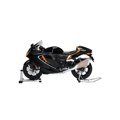 WOWOBONTOY Alloy Motorcycle Model, 1/6 Scale Electroplated Metal Simulation Bike with Ignition Sound, Smoke Exhaust & Light Effects, Dynamic Collectible Motorbike Display for Enthusiasts