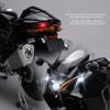 WOWOBONTOY Alloy Motorcycle Model, 1/6 Scale Electroplated Metal Simulation Bike with Ignition Sound, Smoke Exhaust & Light Effects, Dynamic Collectible Motorbike Display for Enthusiasts view 3