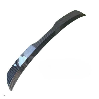 Rear Wing Spoiler Compatible for Fiat Grande Punto Abarth 2007 2008 2009 2010 ABS Plastic Roof Wing Hatchback Spoiler Lip Exterior Parts(Fake Carbon Fiber S)